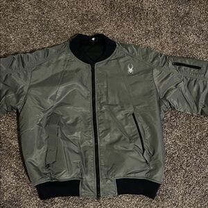 Spyder Men's Olive Bomber Jacket